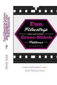 Fun Filmstrip Letters and Numbers Cross-Stitch Patterns