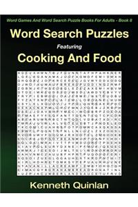 Word Search Puzzles Featuring Cooking And Food