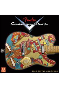 2020 Fender Custom Shop Guitar 16-Month Wall Calendar: By Sellers Publishing