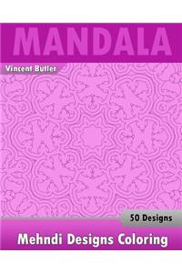 Mehndi Designs Coloring Book