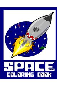 Space Coloring Book - 25 Designs to Color in - Colouring Book