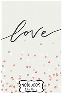 Notebook Journal Dot-grid, Graph, Lined, Blank No Lined Love Many Hearts: Small Pocket Notebook Journal Diary, (Blank Notebook Journal)
