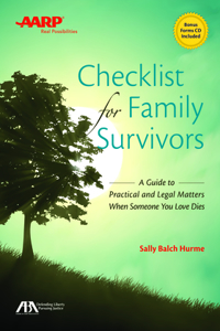 Aba/AARP Checklist for Family Survivors