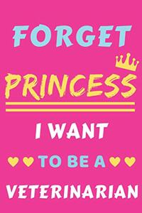 Forget Princess I Want To Be A Veterinarian