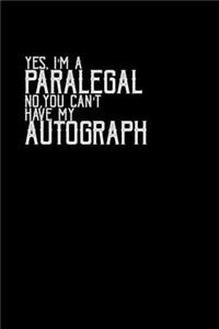 Paralegal Autograph
