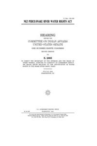 Nez Perce-Snake River Water Rights Act