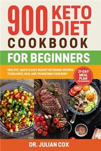 900 Keto Diet Cookbook for Beginners