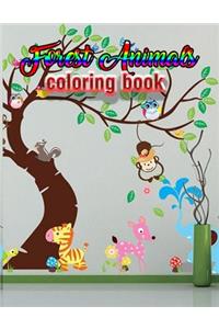 Forest Animals coloring book