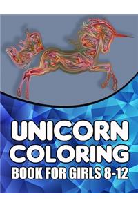 Unicorn Coloring Book For Girls 8-12