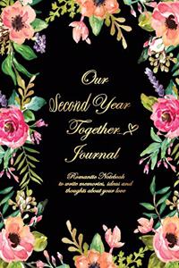 Our Second Year Together Journal