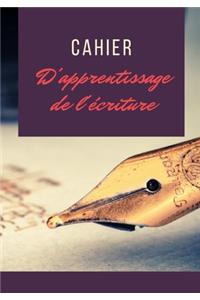 Cahier d'Apprentissage de l'Écriture