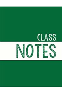 Green Class Notebook