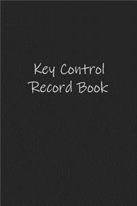 Key Control Record Book