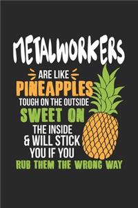 Metalworkers Are Like Pineapples. Tough On The Outside Sweet On The Inside