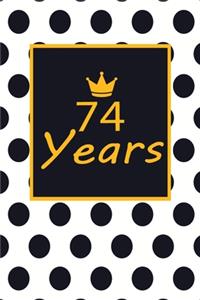 74 years