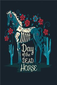 Notizbuch Day of the dead horse Version 2