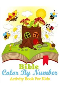 Bible Color By Number Activity Book for Kids