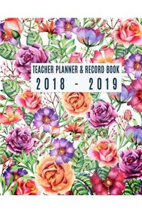 Teacher Planner and Record Book 2018-2019