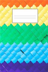 Rainbow Blank Paper Book - Colour Is Life