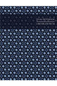 Dual Notebook Lined/Blank Pages
