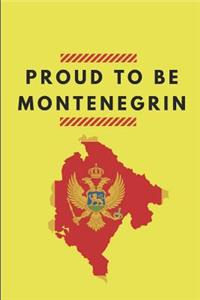 Proud to Be Montenegrin