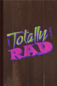 Totally Rad Vintage 80's Journal Notebook