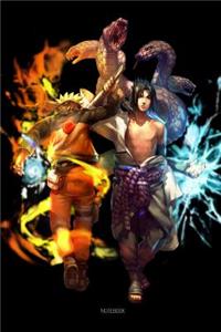 Konoha Ninja Chakra Blazing Fire and Ligthing Snake Notebook for Anime and Manga