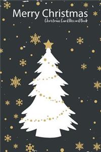 Christmas Card Record Book