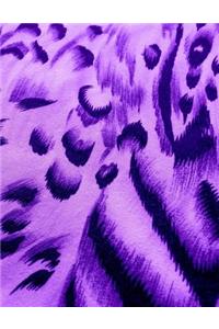 Purple Abstract Notebook