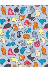 My Big Fat Bullet Journal for Cat Lovers Fun Cat Pattern 2