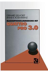 Makroprogrammierung Mit Quattro Pro 3.0