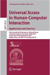 Universal Access in Human-Computer Interaction. Applications and Services