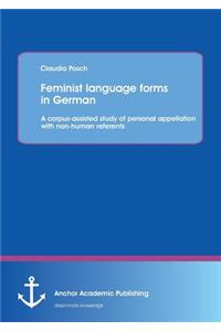 Feminist Language Forms in German