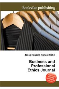 Business and Professional Ethics Journal