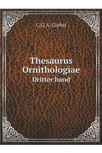 Thesaurus Ornithologiae Dritter band