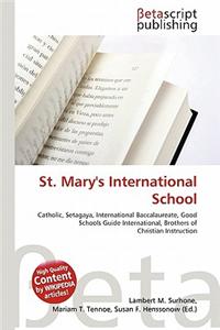 St. Mary's International School