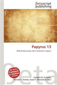 Papyrus 13