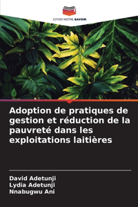 Adoption de pratiques de gestion et réduction de la pauvreté dans les exploitations laitières