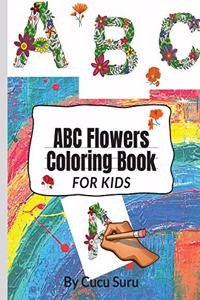 ABC Flowers Coloring Book