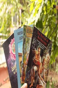 Pack of 4 Books //Message of Godhead//Bhakti//Easy Journey to other planets//The Nectar of Instruction
