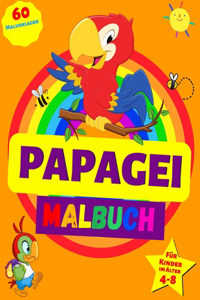 Papagei Malbuch