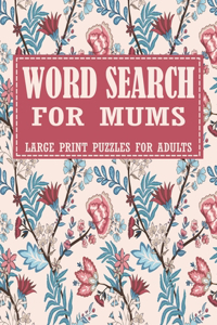 Word Search For Mums