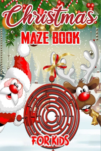 Christmas Maze Book For Kids