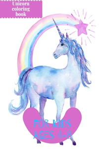 Unicorn Coloring Book for Kids Ages 4-8