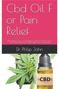 Cbd Oil For Pain Relief