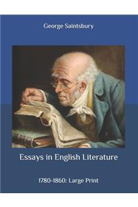Essays in English Literature