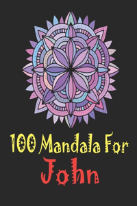 100 Mandala for John