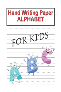 Handwriting Practice Paper Alphabest A B C For Kids