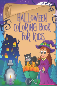 Halloween Coloring Book For Kids