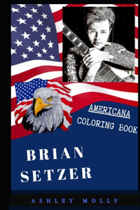 Brian Setzer Americana Coloring Book